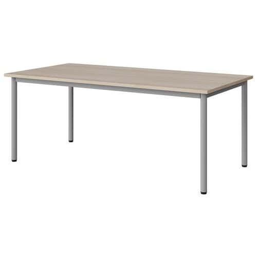 TABLE MALIBU 160X80 T4 4P STRA ABS ACACIA/GRIS 9006