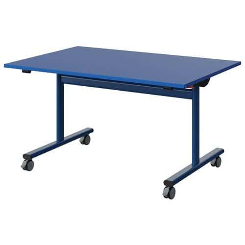 TABLE MALIBU RAB. 120X80 T4 DL STRA ABS BLEU U525/BLEU 5005