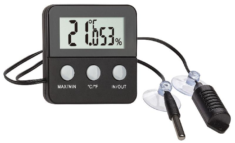 Thermomètre électronique - température et hygrométrie avec sondes #3441T - mesures intérieures et extérieures_0