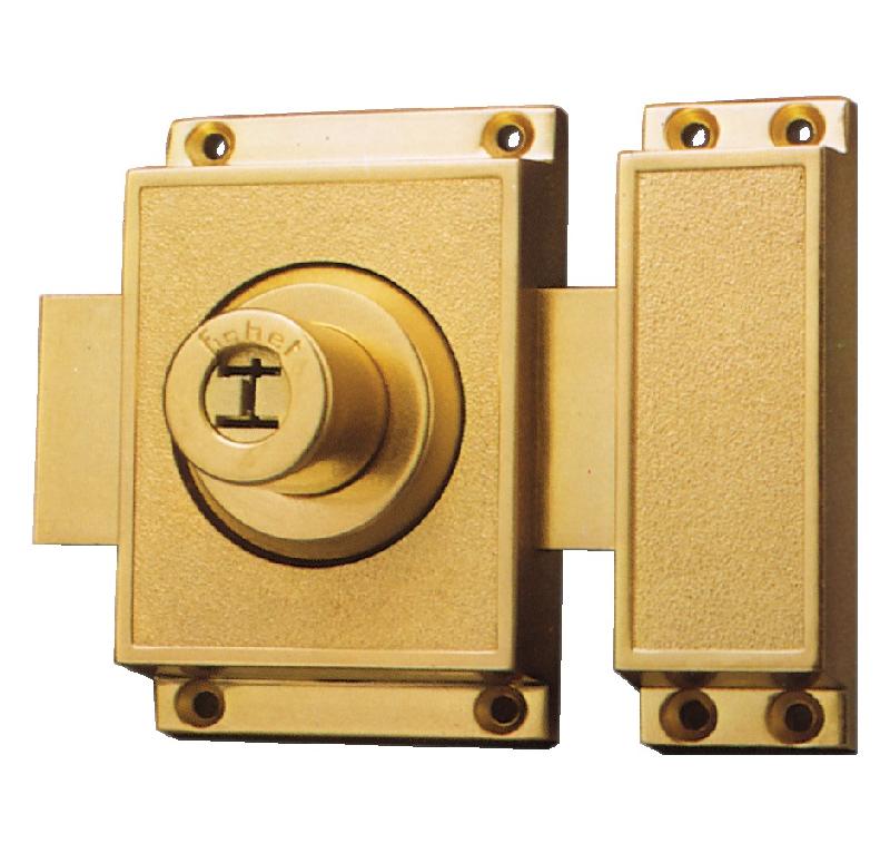 VERROU 484 À BOUTON PEINT SUR INTÉRIEUR ET EXTÉRIEUR - FICHET – 75609210