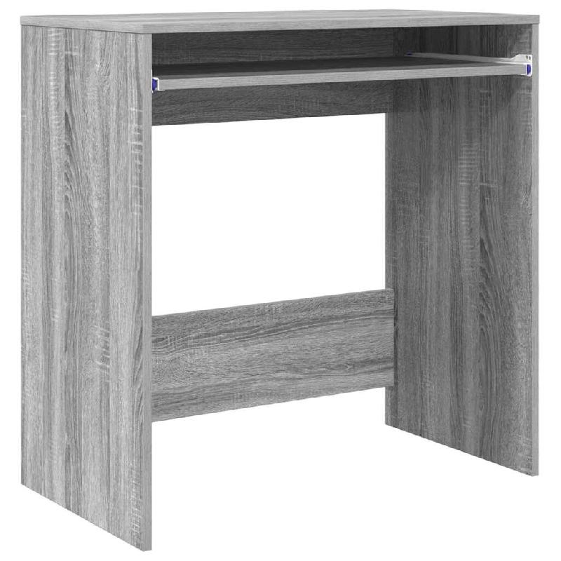 VidaXL Bureau Gris Sonoma 77,5 x 43 x 79 cm Bois d'ingénierie Modèle Solaris Élite - 869519_0