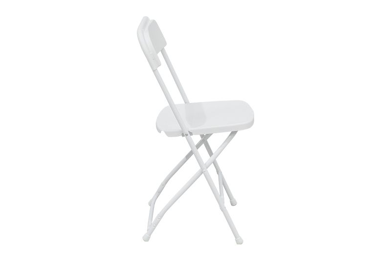 ZL-D40 - Chaise pliante blanche en plastique haute qualité - Zhejiang Huzoli Metal Products Co., Ltd_0