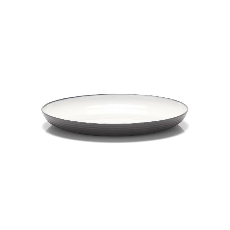 ASSIETTE PLATE ROND BLANC MÉLAMINE Ø 26 CM WAVE PLATEX