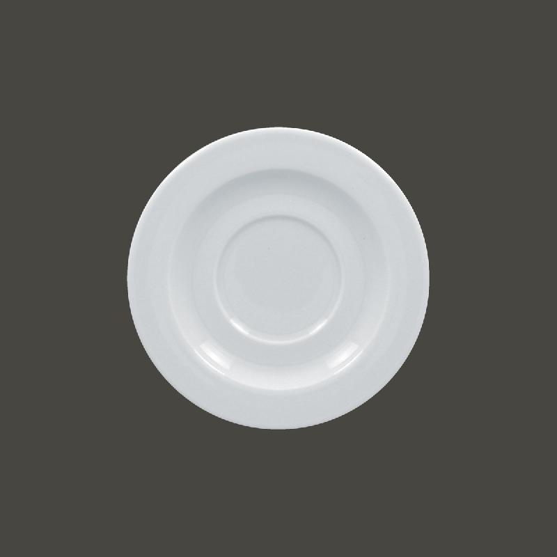 SOUS TASSE À BOUILLON BLANC PORCELAINE Ø 17 CM ACCESS RAK