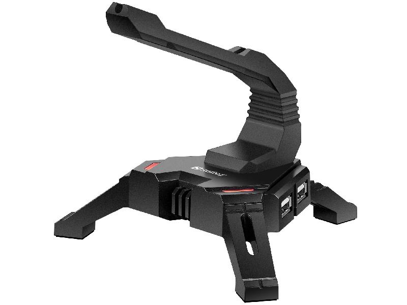 SANDBERG 2in1 USB Hub Bungee - Hub USB 4 ports avec bungee pour souris de jeu (133-92)_0