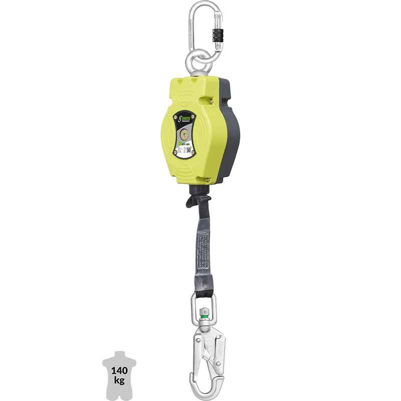 Anti-chute à rappel automatique à sangle sans absorbeur - Polyester 25mm - REF : 83010_0