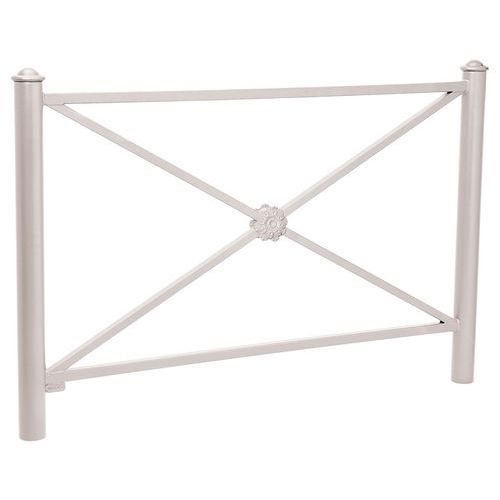 BARRIÈRE PROVINCE ROSACE 1.57 M AGORA - ZINC GRIS 7044 - PROCITY