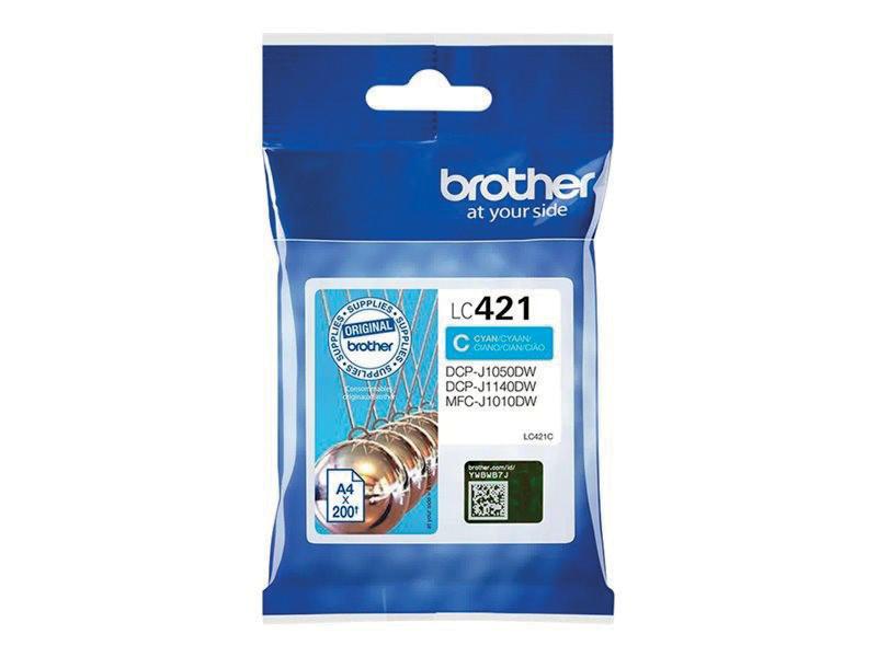Brother LC421C Cartouche d'encre originale - Cyan_0
