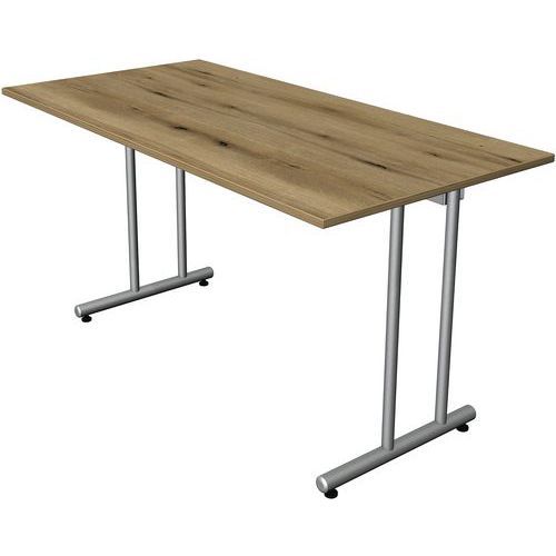 BUREAU SMART OFFICE - L 1400 X 700 X H750 MM CHÊNE 1882