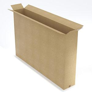 CAISSE CARTON BRUNE DOUBLE CANNELURE RAJA 190X30X120 CM