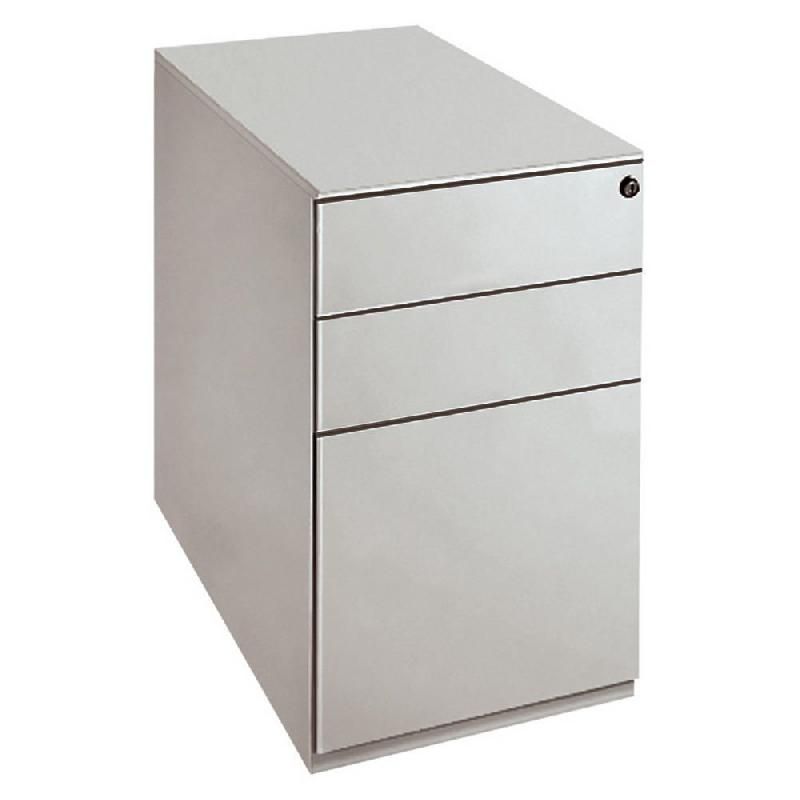 CAISSON HAUTEUR BUREAU UNIVERSAL  - GRIS -  80 CM