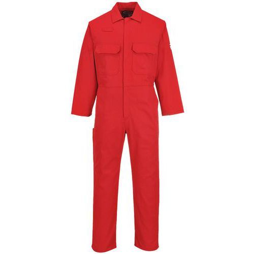 COMBINAISON BIZWELD™ RETARDATEUR DE FLAMMES BIZ1 ROUGE XXXL - PORTWEST