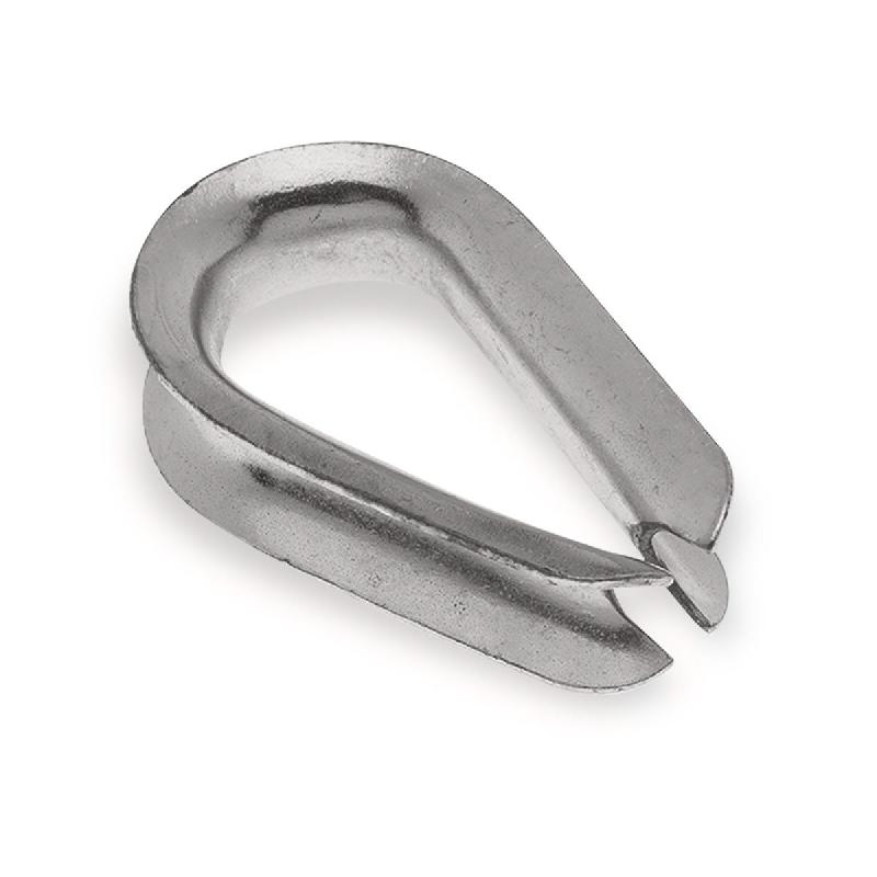 Lot De 5 Serre-câbles étrier Zingué Taille 6 - Pour Câbles Acier 6mm - Galvanisé