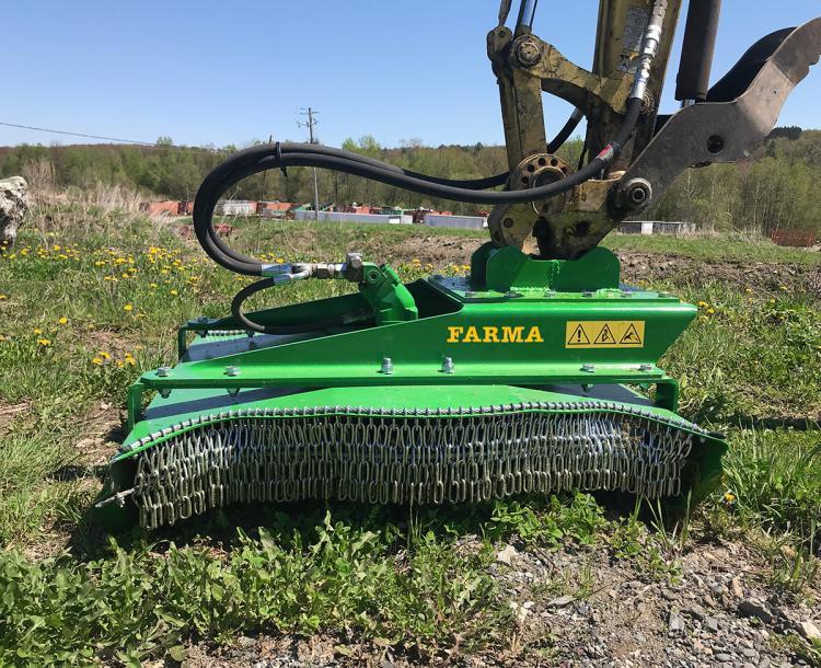 Débroussailleuse à chaînes FH100 - FARMA, pour chemins forestiers et parcs_0