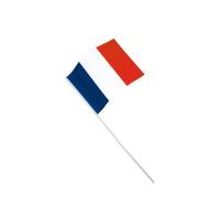 DRAPEAU FRANÇAIS EN PAPIER À AGITER