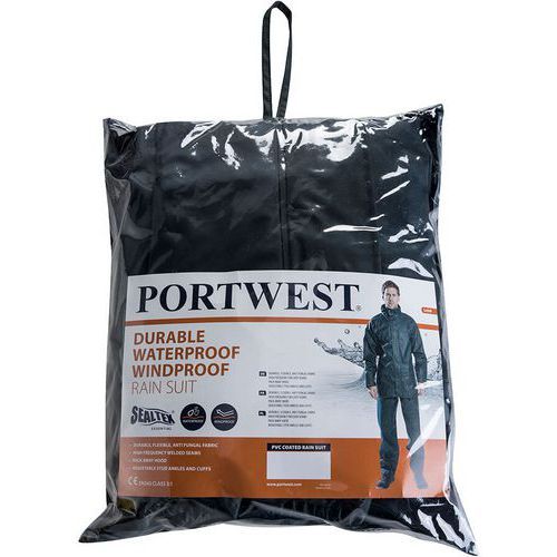 ENSEMBLE DE PLUIE SEALTEX ESSENTIAL L450 BLEU FONCÉ L - PORTWEST