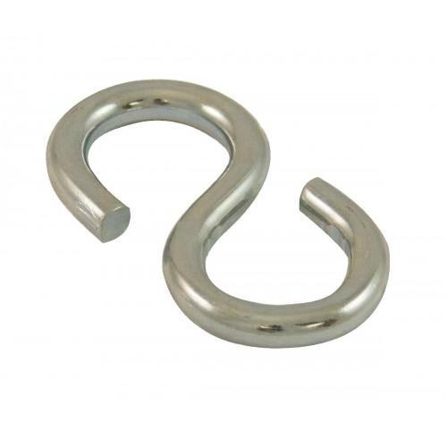 ESSES SYMÉTRIQUES EN ACIER ZINGUÉ FIL Ø 4 MM - OUVERTURE 4 MM - LONGUEUR 32 MM - PAR 25 PRAMAC