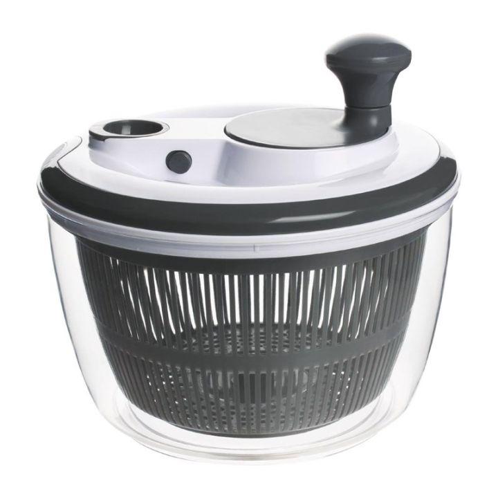 Essoreuse à salade manuelle grise 4,5 Litres, en plastique_0