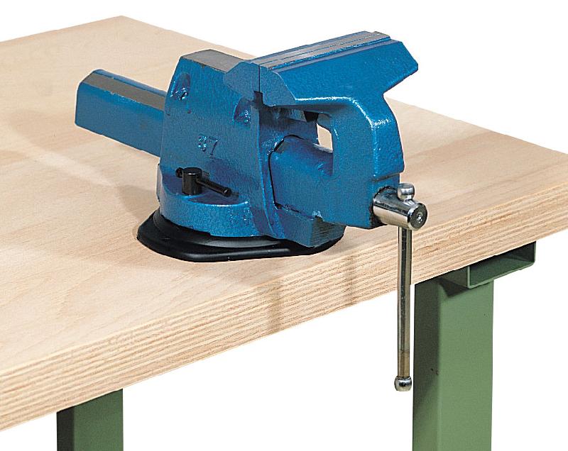 Etau professionnel réglable serre-tubes base fixe 105/130_0