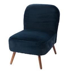 Fauteuil bucolique luxe bleu -  Autre Tissu Amadeus 80x69 cm - bleu 3520071911076_0