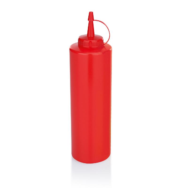 Flacon souple Ø 7 cm 0,7 ltr rouge polyéthylène lot de 6 - Was Germany - plastique 4044925163682_0