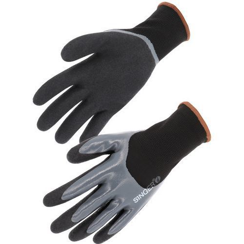 GANT DE MANUTENTION DOUBLE ENDUCTION NITRILE 7 GRIP134 - SINGER SAFETY