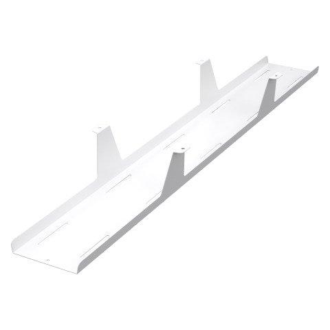 GOULOTTE PASSE-CÂBLES HORIZONTALE EXTRA OUVERTE UNIVERSELLE L 120 CM X P 15 X H 12 CM BLANC
