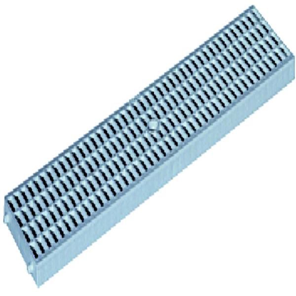 GRILLE DE CANIVEAU ABS RENFORCE 130 X 500 GRI