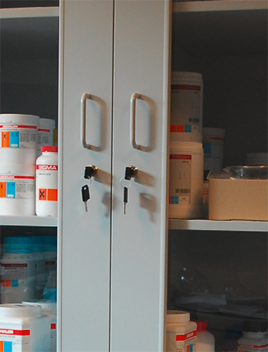 Kit serrures pour 2 portes battantes d'armoire - Réf TRCH 100 - BIOLAB_0