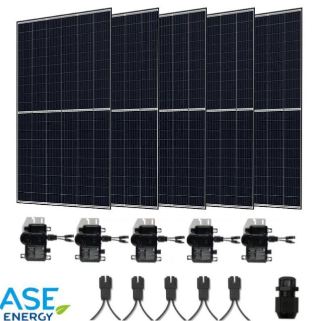 Kit solaire autoconsommation 1700W Enphase - Panneaux 340W monocristallins et micro-onduleurs IQ7+_0