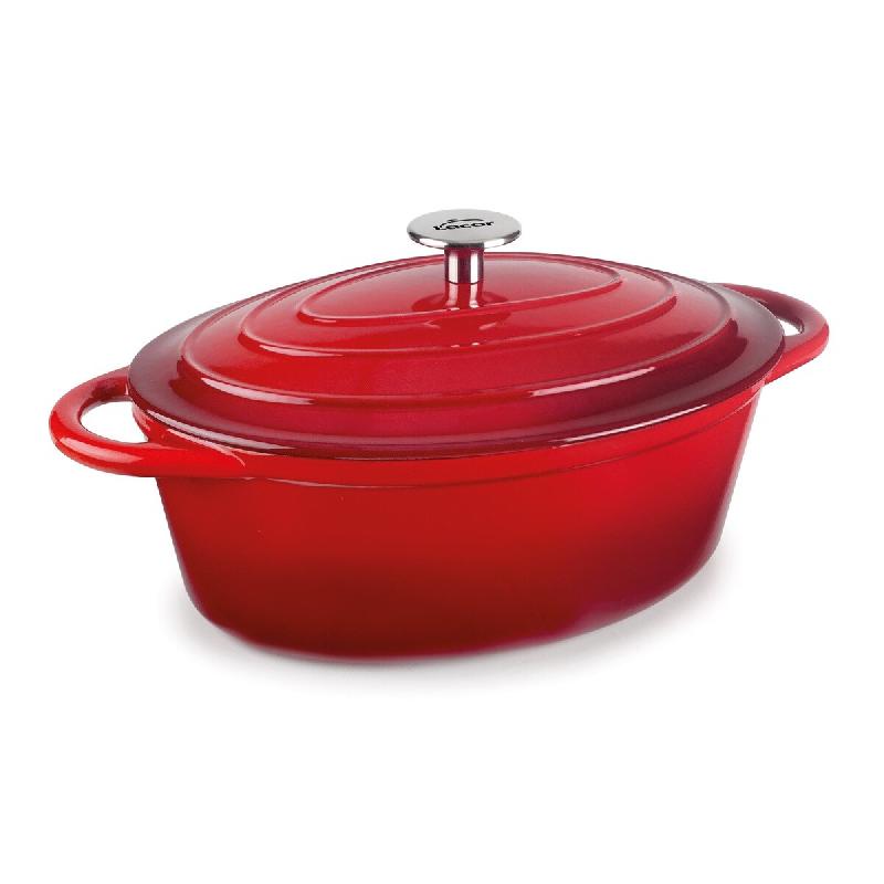 LACOR Cocotte Ovale 33cm Rouge 71733 - rouge 8414271717338_0