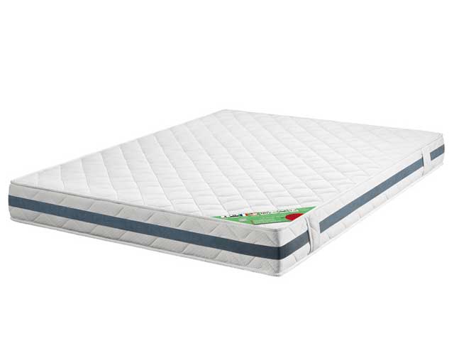 Matelas latex Majestic Luxe - 100% latex perforé multiportance - mousse à mémoire de forme - 7 zones de confort - épaisseur 21 cm_0