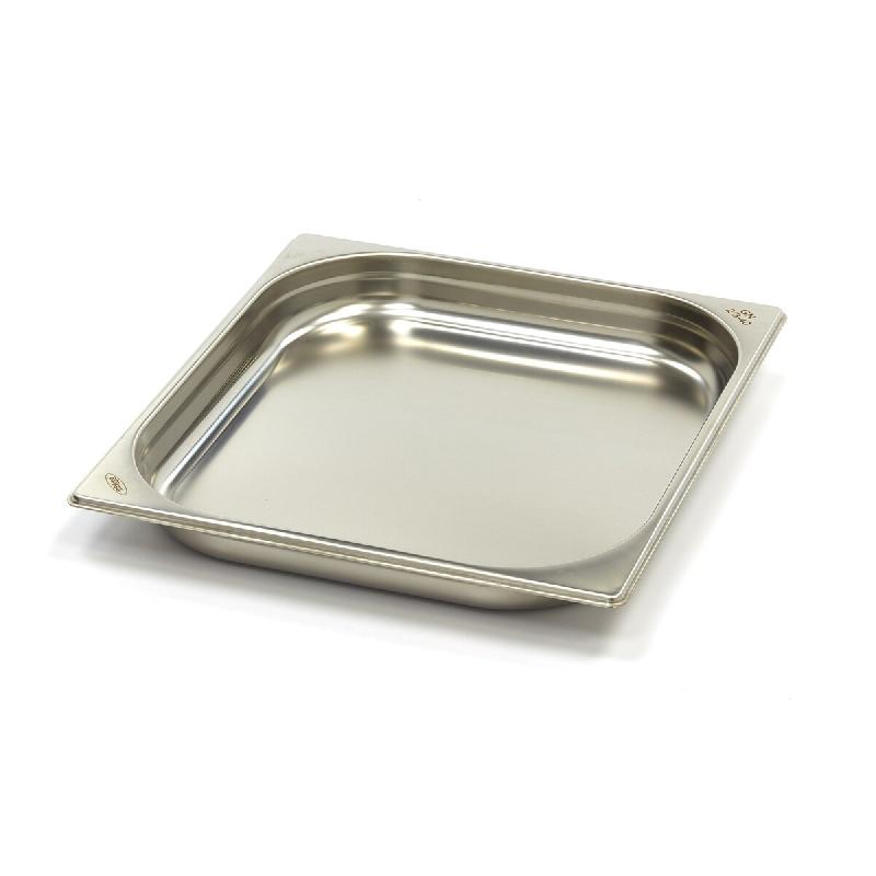 Maxima Récipient gastronorm - 2/3 GN - profondeur 4 cm - acier inoxydable – 35.3 × 32.5 × 4 cm - AKS-09367564_0
