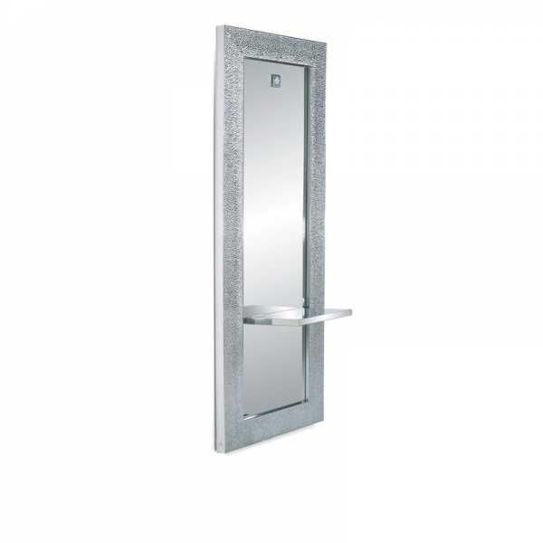 Coiffeuse - Silver FF 1210 avec tablette inox et cadre en menuiserie revêtu PVC argent_0