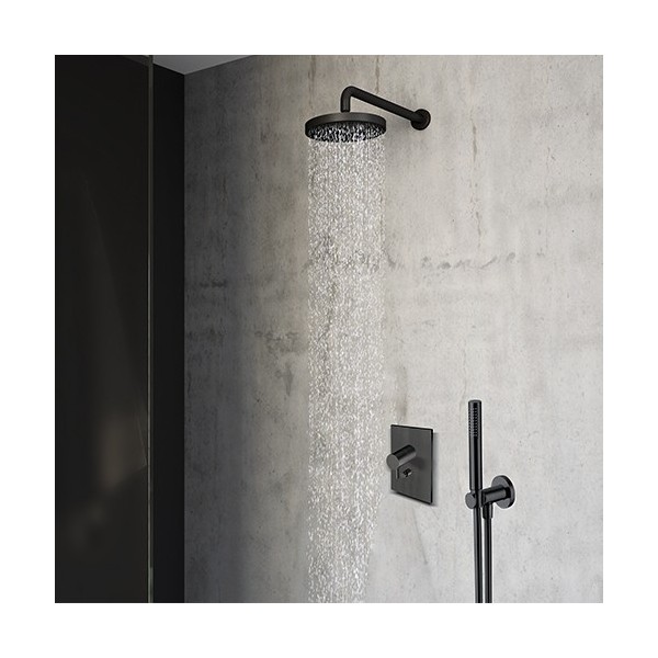 PACK DOUCHE ENCASTRÉ BLACK MAT TRIVERDE - CRISTINA ONDYNA XTV68913
