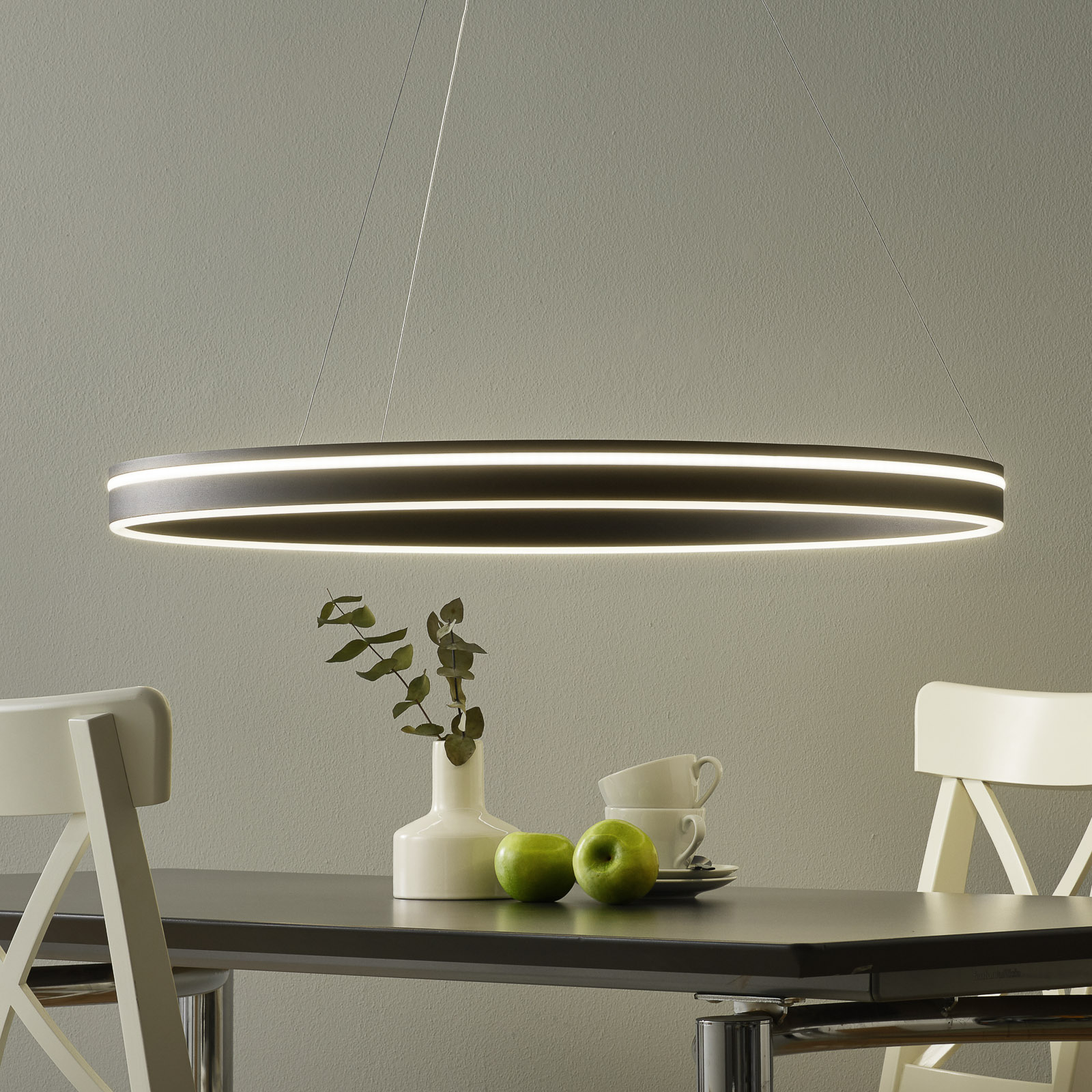 Q-SMART-HOME PAUL NEUHAUS Q-VITO SUSPENSION LED 79CM ANTHRACITE