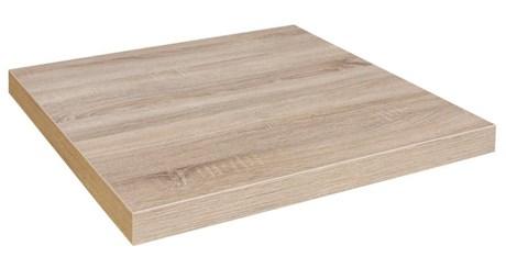 PLATEAU DUROLIGHT CARRÉ ROUGH OAK 68 X 68 CM