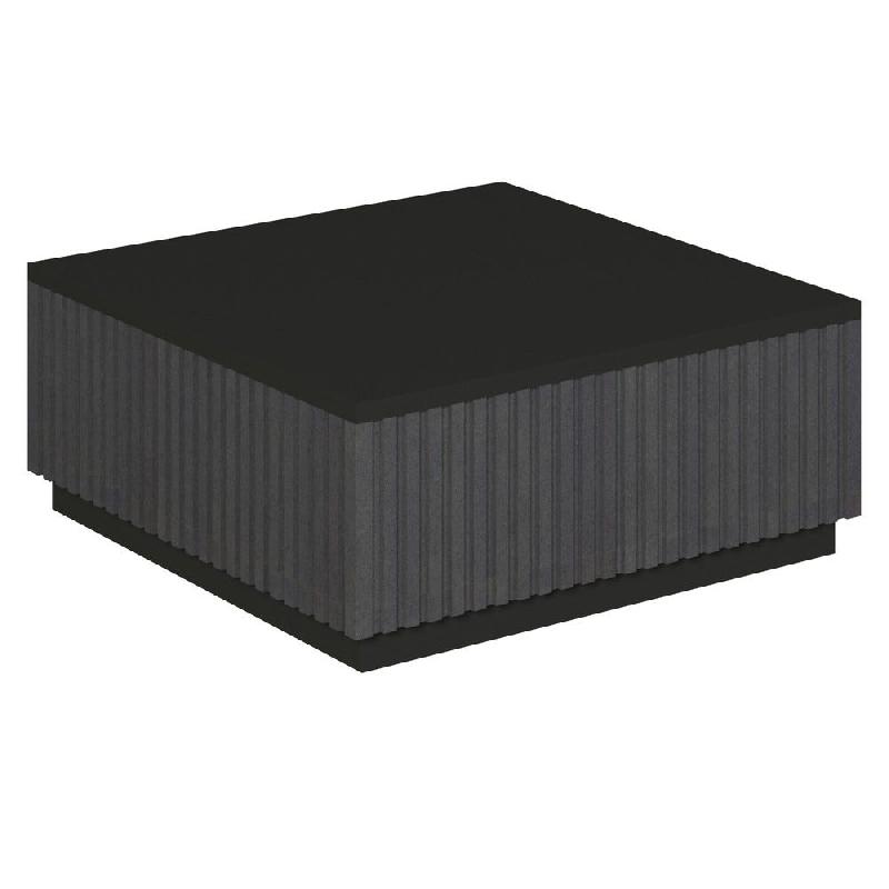 Podium pour mannequins Vertigo T01 MDF noir et noir 60x60x25cm_0