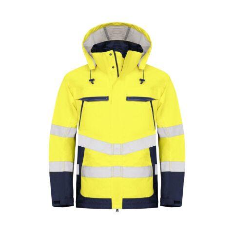 PROJOB 6440 PARKA PRIO HV - EN ISO 20471 CLASSE 3 / EN 343 CLASSE 3/3 JAUNE/MARINE - TAILLE XXXL