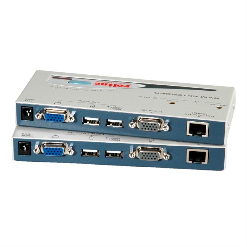 Roline prolongateur smart kvm via rj-45, vga, usb_0