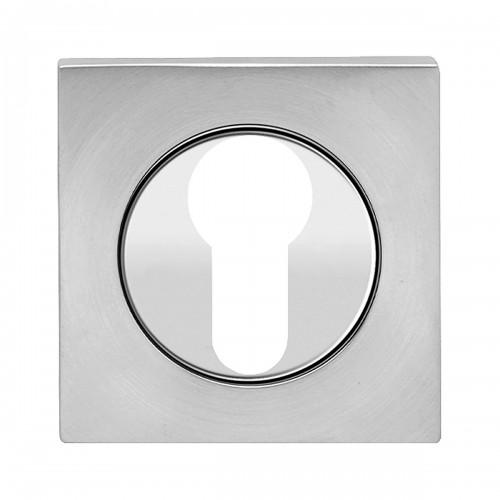 ROSACE 3 PIÈCES CARRÉE EN INOX POLI ET SATINÉ - SÉRIE EZ1340 - CLÉ I KARCHER DESIGN