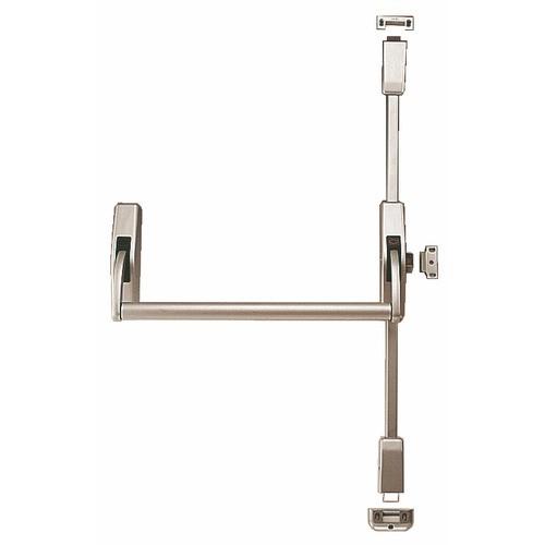 SERRURE ANTIPANIQUE 3 POINTS - RÉVERSIBLE - GRIS ALU - CROSSBAR 89 - 900MM JPM