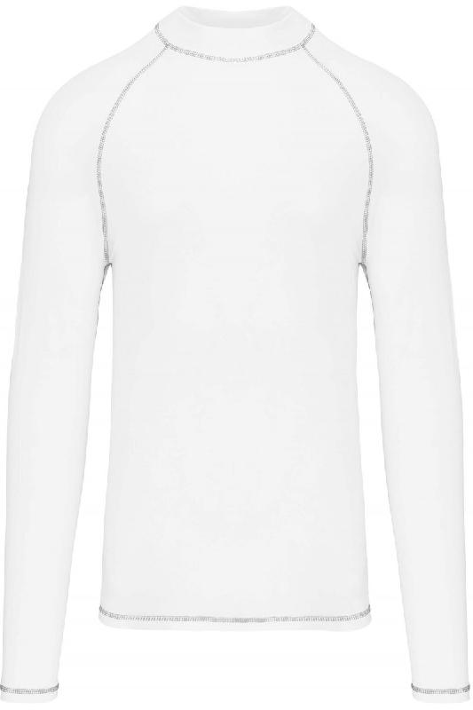 T-shirt technique à manches longues avec protection anti-UV unisexe Blanc L 88% Polyester | 12% Elasthanne - L blanc 3663938238296_0