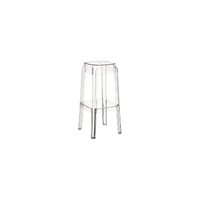 Tabouret FOX en polycarbonate - extérieur bistrot - Référence 00670007NRTTR_0