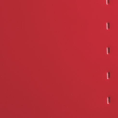 VESTIAIRE COLONNE 2 CASES MONOBLOC ROUGE