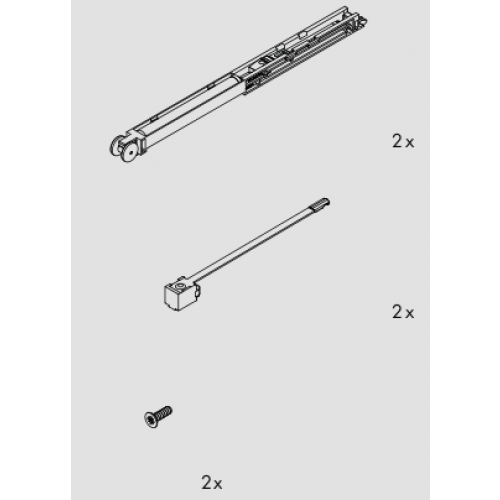 AMORTISSEUR POUR PORTE COULISSANTE CLIPO 16 H OU 16 GPK EKU