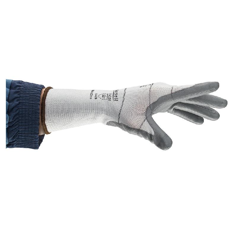 Ansell Gants de manutention anticoupures Polyuréthane Hyflex 11-729 - Blanc - Taille 7_0