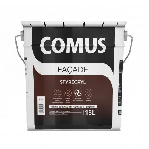 ANTIVERDISSEMENT FAÇADE - BLANC - 15 LITRES - STYRECRYL COMUS