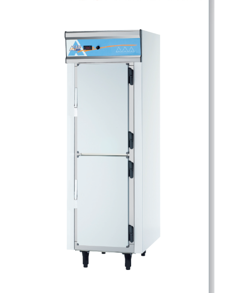 Armoire réfrigérée ACTIF positive démontable - 2 portillons GN 2/1 - Référence : GAI652E_0