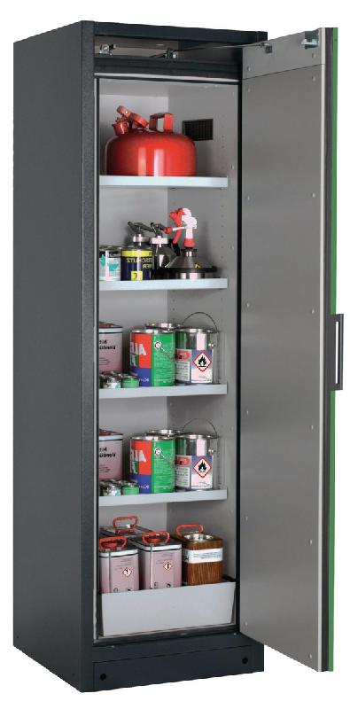 ARMOIRE SÉCURITÉ Q-PEGASUS-90 Q90.195.060.WDACR GRIS/VERT - MANUTAN COLLECTIVITÉS